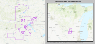 <span class="mw-page-title-main">Wisconsin's 27th Senate district</span> American legislative district in Dane County, Wisconsin