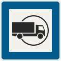330-83-20 Služby (bezpečné parkovisko pre nákladné vozidlá, smer jazdy doprava)