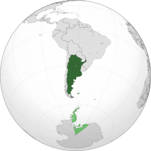 argentine carte amérique