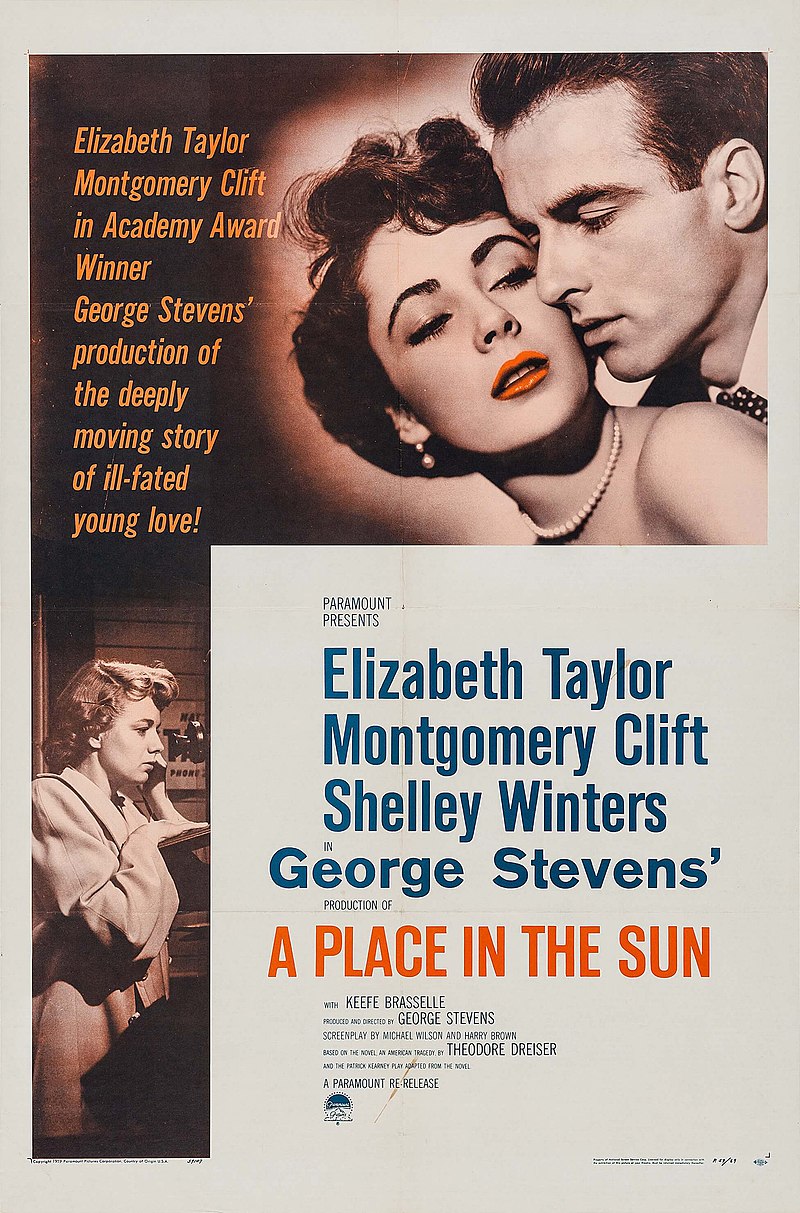 ファイル:A Place in the Sun (1959 reissue poster).jpg - Wikipedia