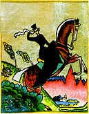 Vassily Kandinsky - La cavalière amazone, 1911.