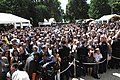 A huge gathering at the National Day Reception during the brief appearance by the Prime Minister, Dr. Manmohan Singh and the President of France, Mr. Nicolas Sarkozy, in Paris on July 14, 2009.jpg