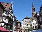 La place du marché aux cochons de lait