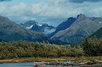 Togiak, Okręg Dillingham, Alaska, USA -  Widok na