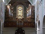 Altenmarkt Basilica Klein-Mariazell Inside Organ.JPG