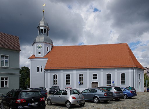 Am Markt Kirche Drebkau