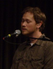 Andrew Peterson performing at the First Presbyterian Church of Maumee, OH on October 27, 2008.