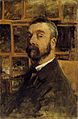 zelfportret door Anton Mauve overleden op 5 februari 1888