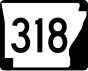 Highway 318 marker