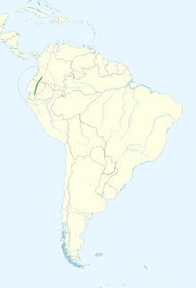 Atlapetes leucopis map.svg