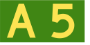 Australian Alphanumeric State Route A5.svg