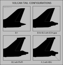 Tail configurations of the Vulcan