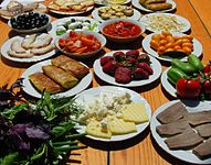 Light snacks of Azerbaijani cuisine