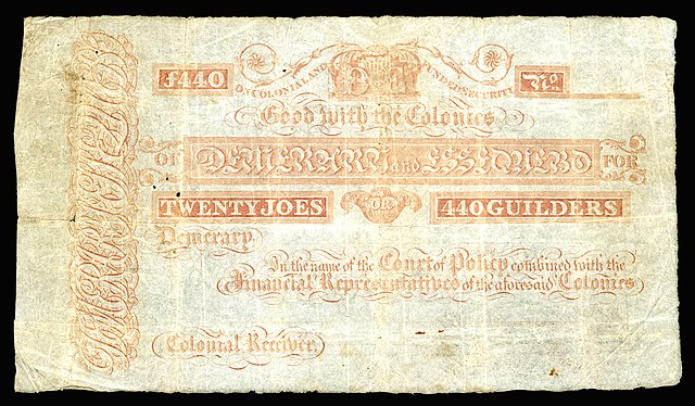 Banknotes of Demerary and Essequibo