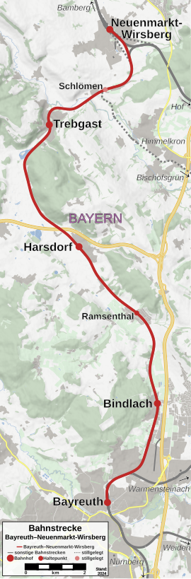 Bahnstrecke Bayreuth–Neuenmarkt-Wirsberg