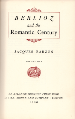 Image illustrative de l’article Berlioz and the Romantic Century
