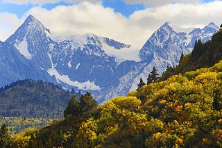 Kangri Karpo Mountain range in eastern Tibet