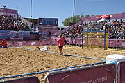 Deutsch: Beachhandball bei den Olympischen Jugendspielen 2018 in Buenos Aires; Tag 7, 13. Oktober 2018; Jungen, Halbfinale – Spanien-Kroatien 2:1 English: Beach handball at the 2018 Summer Youth Olympics in Buenos Aires at 13 October 2018 – Boys Semifinal – Spain-Croatia 2:1 Español: Handball de playa en los Juegos Olimpicos de la Juventud Buenos Aires 2018 en 13 de octubre de 2018 – Semifinales de chicos - España-Croacia 2:1