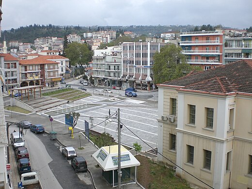 View across Roloi (Clock) Square