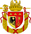 Blason ville fr Genève-Empire avec ornement.svg