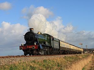 Heritage steam special in the United Kingdom in 2011