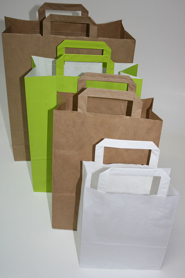 Paper bags with handles