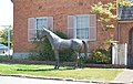 English: A statue of a horse at Branxton, New South Wales