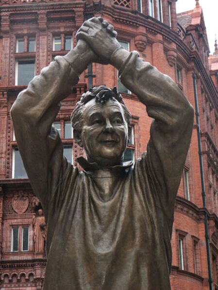 Brian Clough (1935–2004) managed Nottingham Forest for 18 years