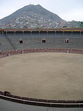 Plaza de toros de Acho in Lima, Peru--the oldest bullring in South America, dating back to 1766 Bullring-lima.jpg