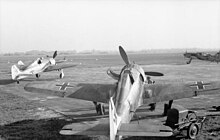 Focke-Wulf Fw 190 in un aeroporto francese nel 1942