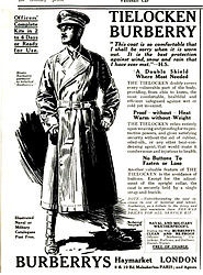 1916年のタイロッケンコートの広告