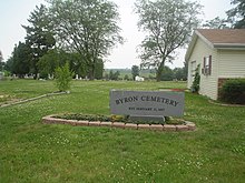 Cemetery in Byron, Illinois. Byron Cemetery, IL 2.JPG