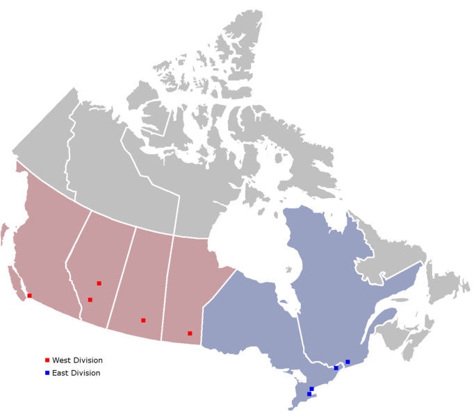 File:CFL Team Locations.png