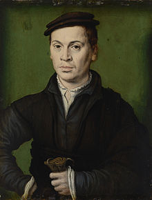 Homme au béret noir tenant une paire de gants, vers 1530. Musée des Beaux-Arts de Lyon