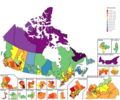 Thumbnail for Population of Canadian federal ridings