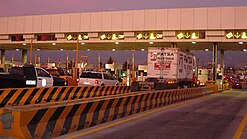 The crash occurred at San Marcos toll booth on the Mexican Federal Highway 150D. Caseta San Marcos (Mexico-Puebla).jpg