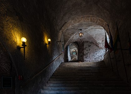 Interior of Castle Hohenwerfen, Werfen, Salzburg Foto: Poco a poco