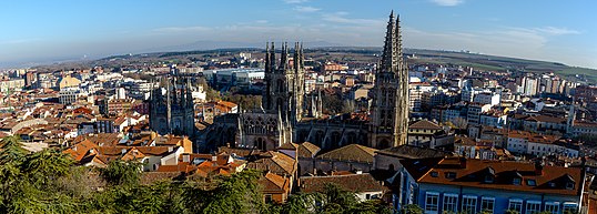 Imagen Panorámica de la ciudad de Burgos, lugar donde nació y creció el artista.