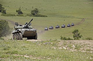 Regiment "Lancieri di Montebello" (8th) during an exercise at Monte Romano, May 2019 Cavalry Regiment "Lancieri di Montebello" (8deg) exercise 02.jpg