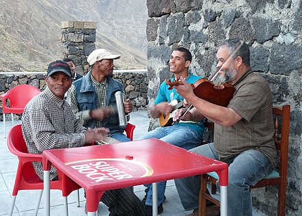 Cape Verdeans are a very musical people; The Chã das Caldeiras group is an example.