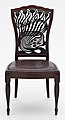 Mahogany chair by Arthur Mackmurdo (1883)