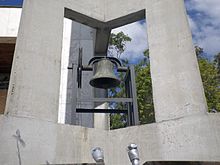 Chapel bell, 2014 Chapel of St Peter's Lutheran College bell.jpg