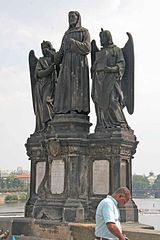 Statue of Francis of Assisi, Charles Bridge