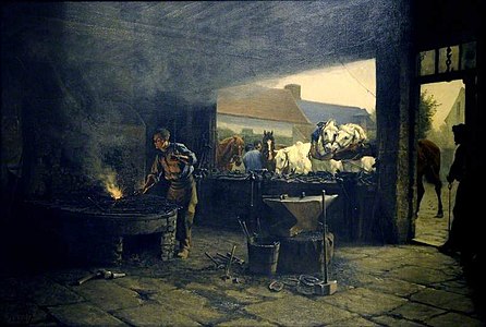 Shoeing Forge, 1886, Sheffield Galleries and Museums Trust