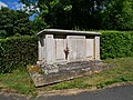 Chest tomb outside Keston Parish Church in Keston.