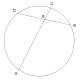 Intersecting chords theorem