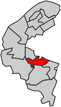 La dixième circonscription en 1986.