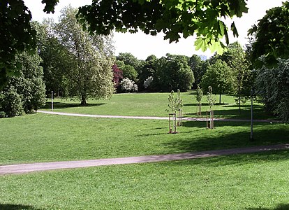 Le parc au printemps