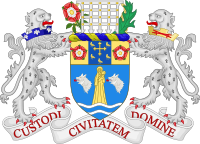 Coat of arms of the City of Westminster at Westminster City Hall