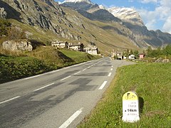 Passets begyndelse i Tarentaise-dalen nord for Val d'Isére